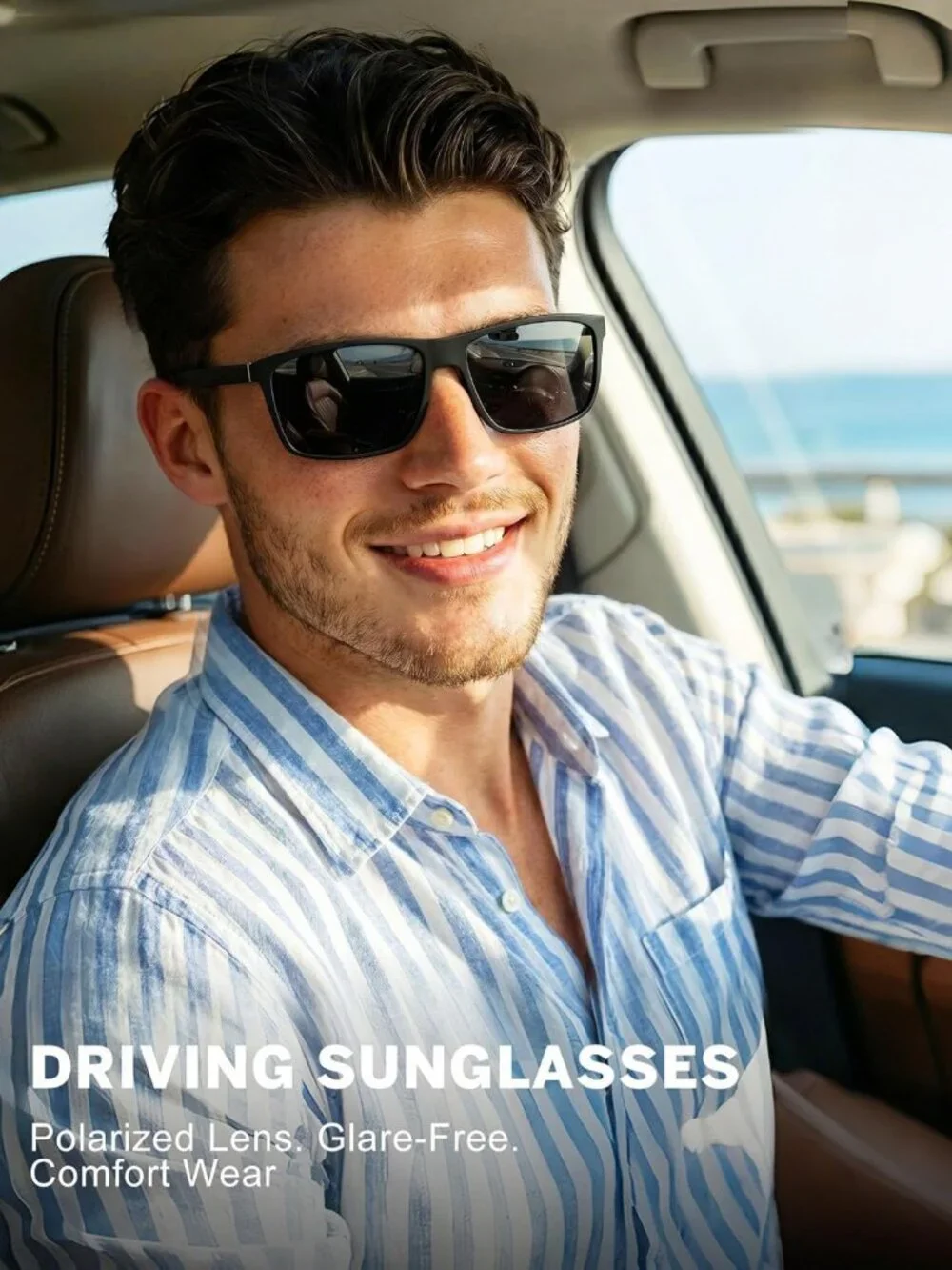 Polarized UV Protection Sunglasses for Men & Women - 3 Pack for Driving